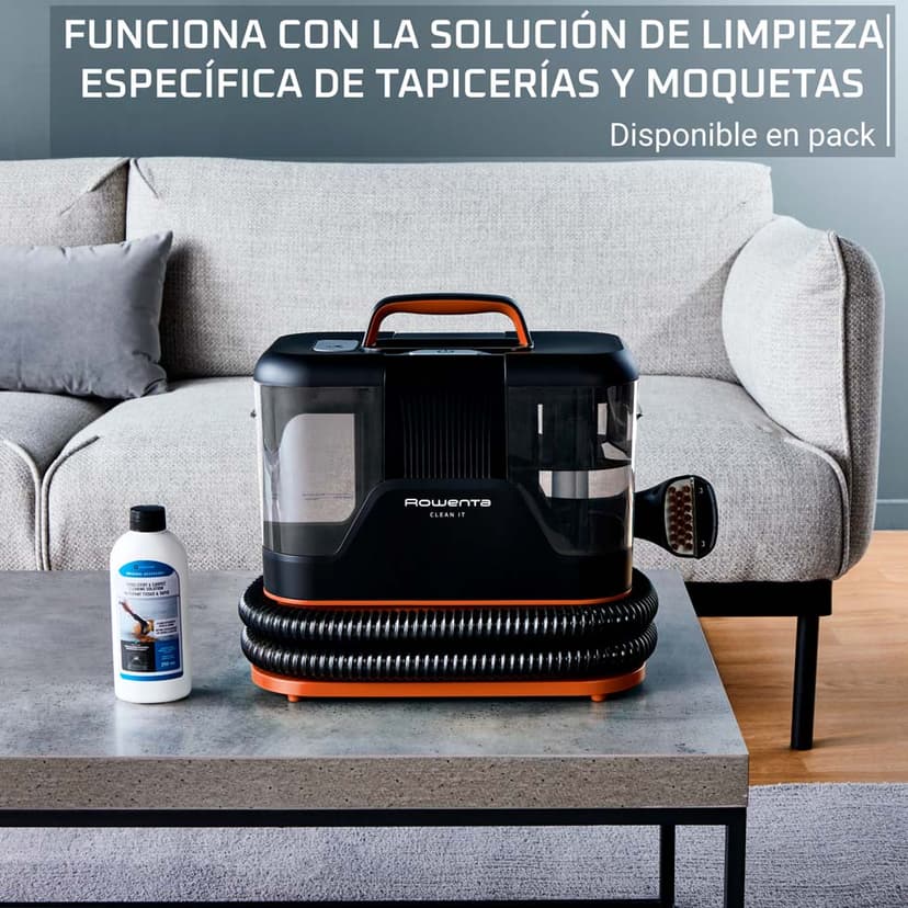 Aspirador de tapicerías Clean It NEGRO