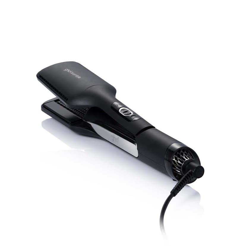 Pack Plancha de Pelo de aire caliente 2 en 1 Duet + Neceser NEGRO