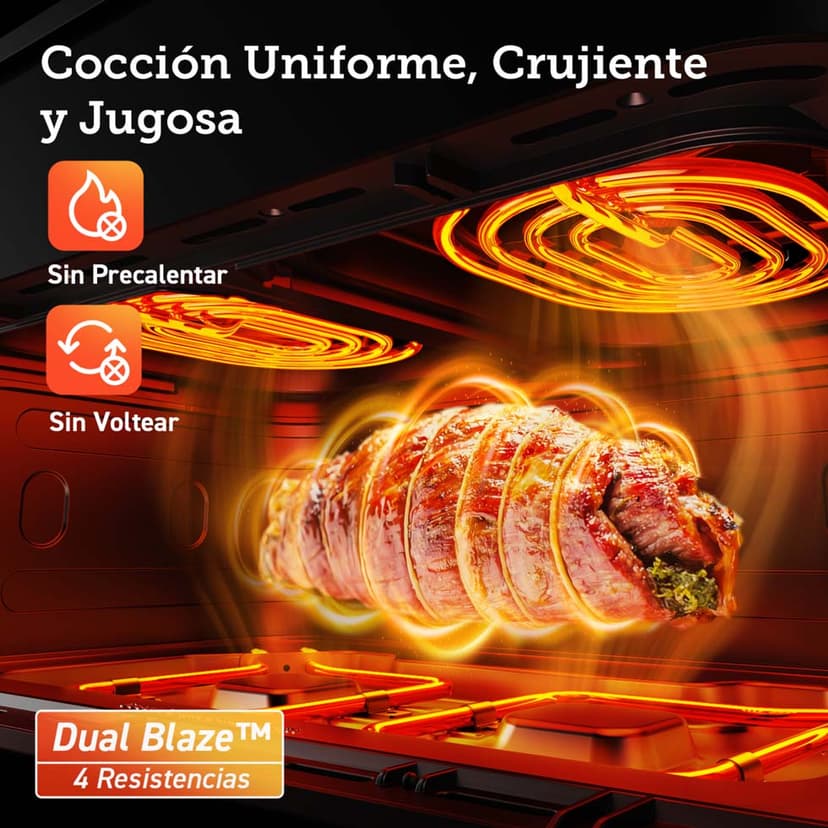 Dual Blaze Twinfry Chef Edition Air Fryer 10L NEGRO