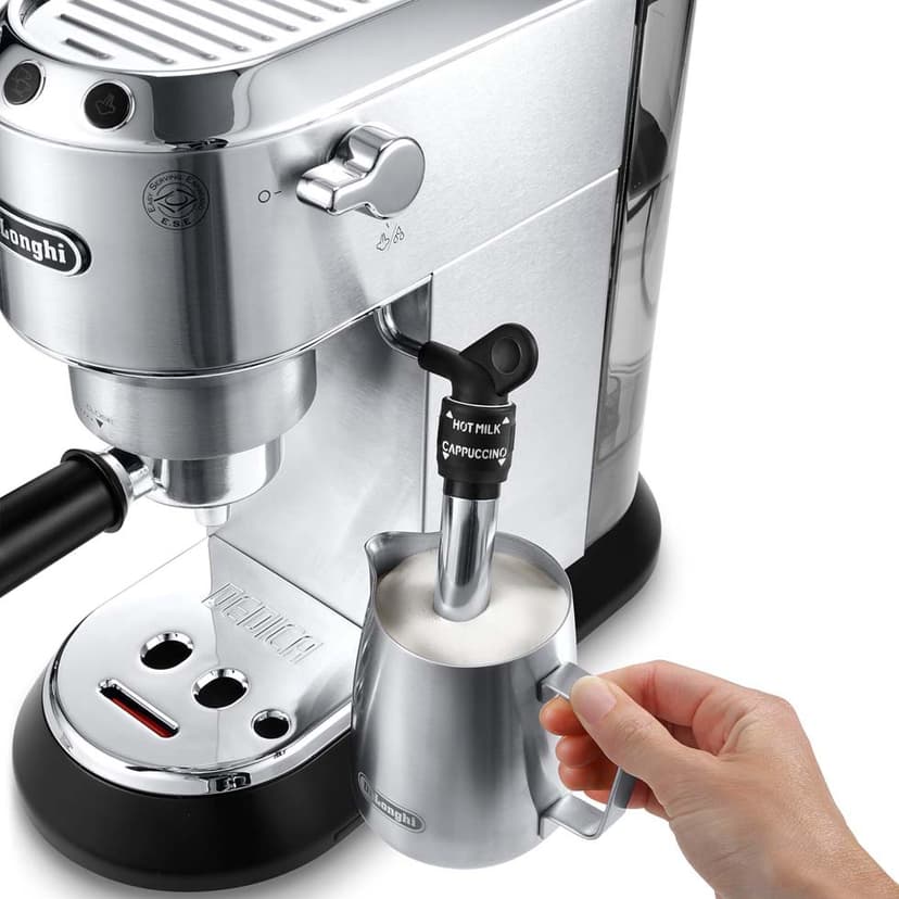 Cafetera Espresso Manual Dedica Metallic PLATA
