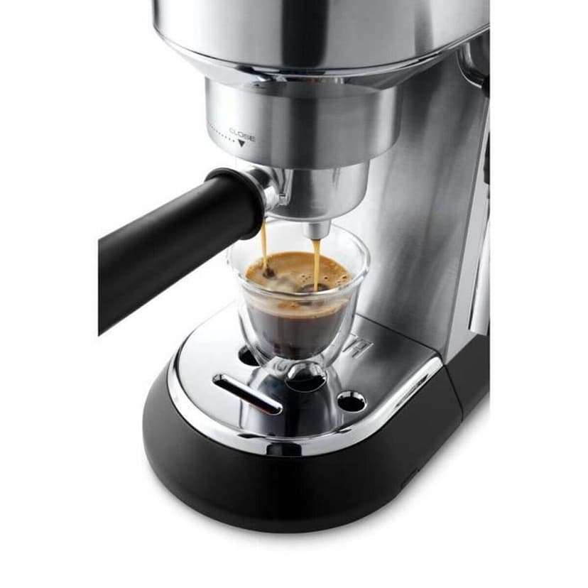Cafetera Espresso Manual Dedica Metallic PLATA