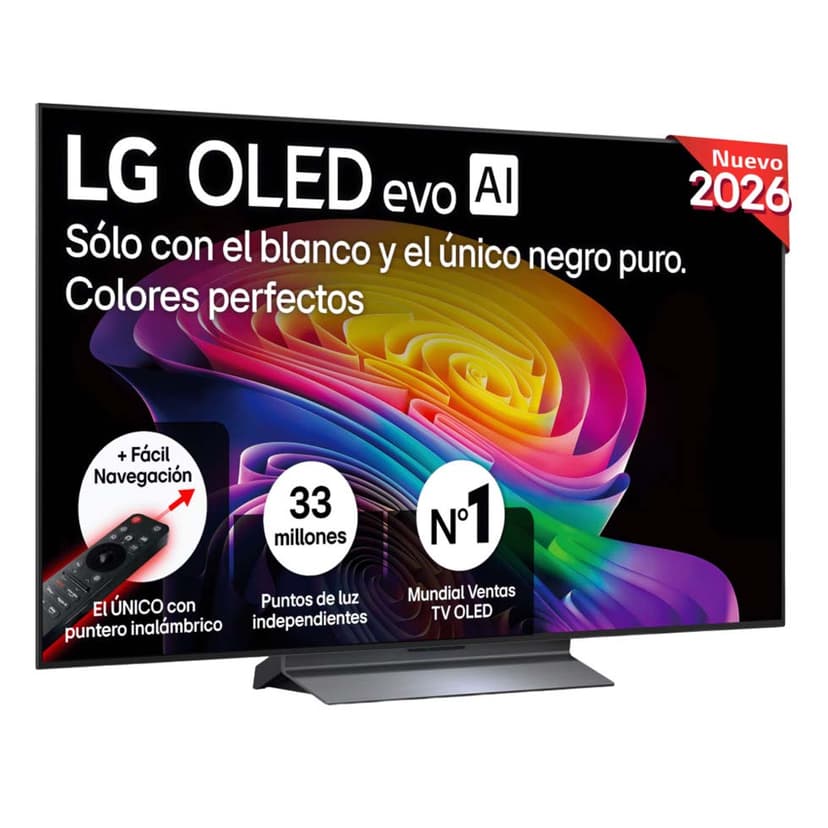 Smart TV 55'' OLED 55C66LB 4K NEGRO